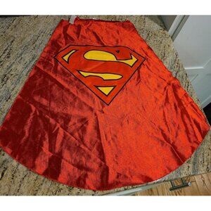 Vintage Superman Cape Costume Youth Size 7 Worser *READ*